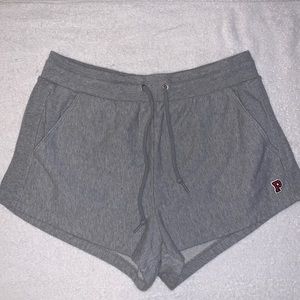 VS PINK grey lounge shorts size large